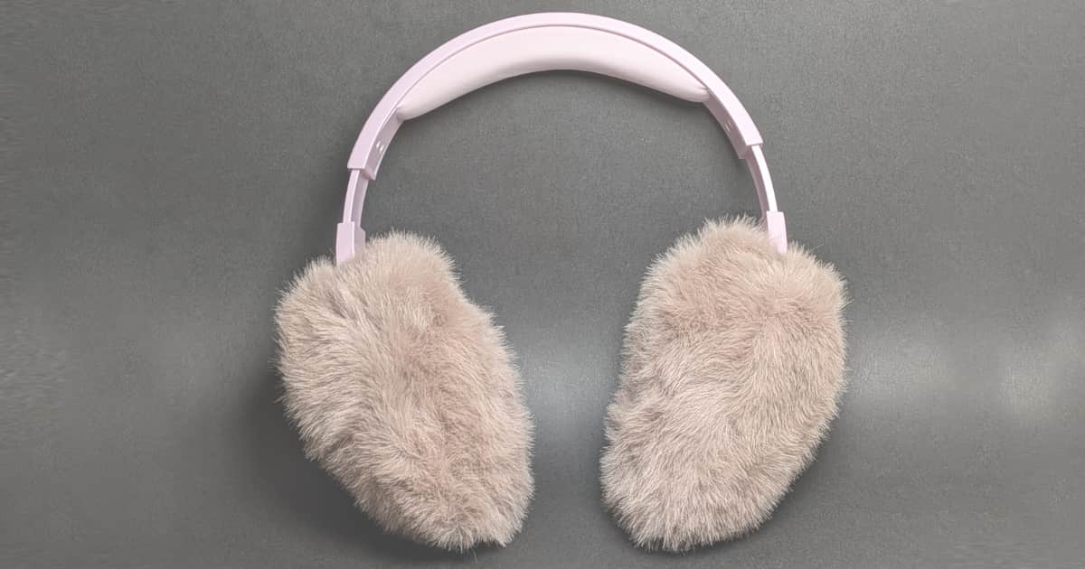 ダイソーのもふもふヘッドフォンカバーレビューのサムネイル